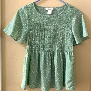 Adorable Peplum Top, Sm